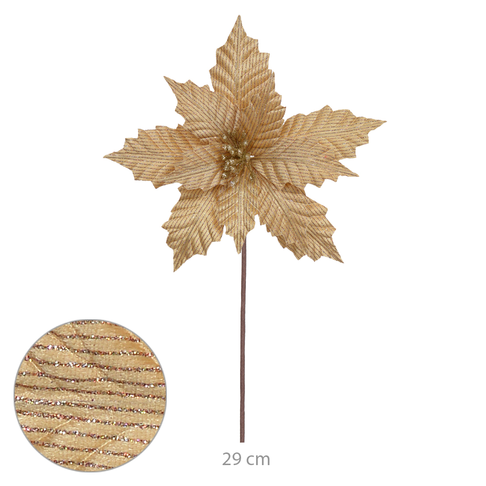 H.BICO PAPAGAIO NATAL (DOURADO GLITTER DOURADO) 28cm