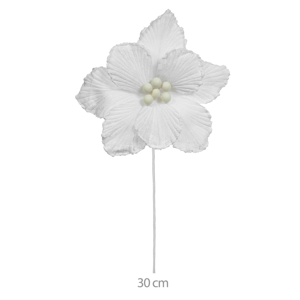H.BICO PAPAGAIO NATAL AVELUDADO (OFF WHITE) 27cm