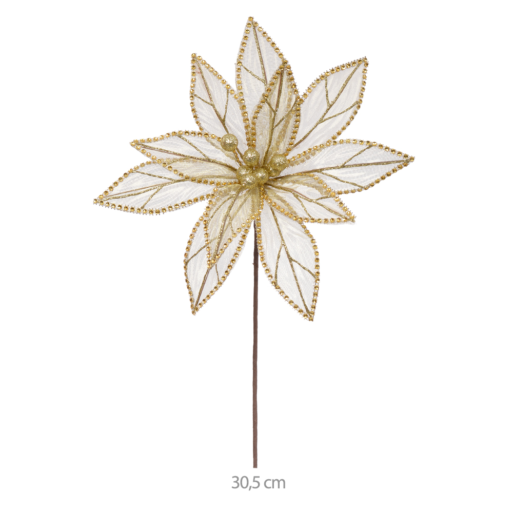 H.BICO PAPAGAIO NATAL (DOURADO) 27cm