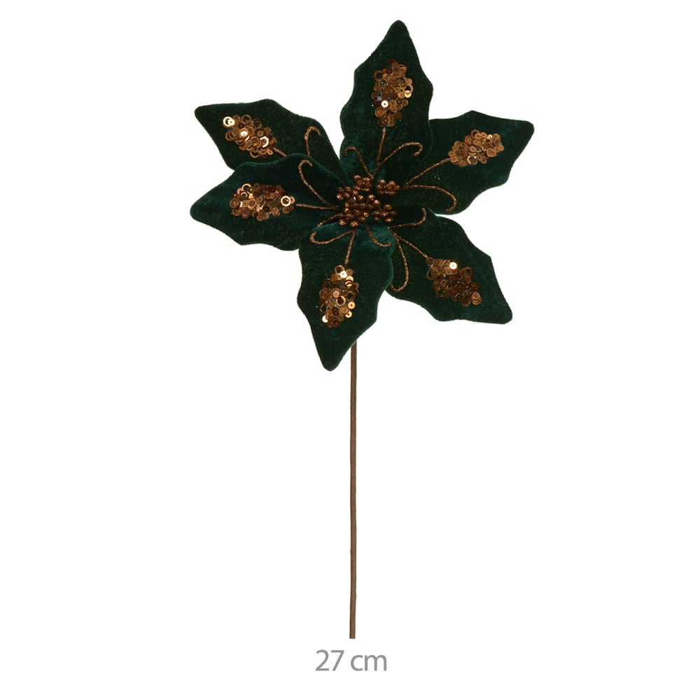 H.BICO PAPAGAIO NATAL AVELUDADO (VERDE) 26cm