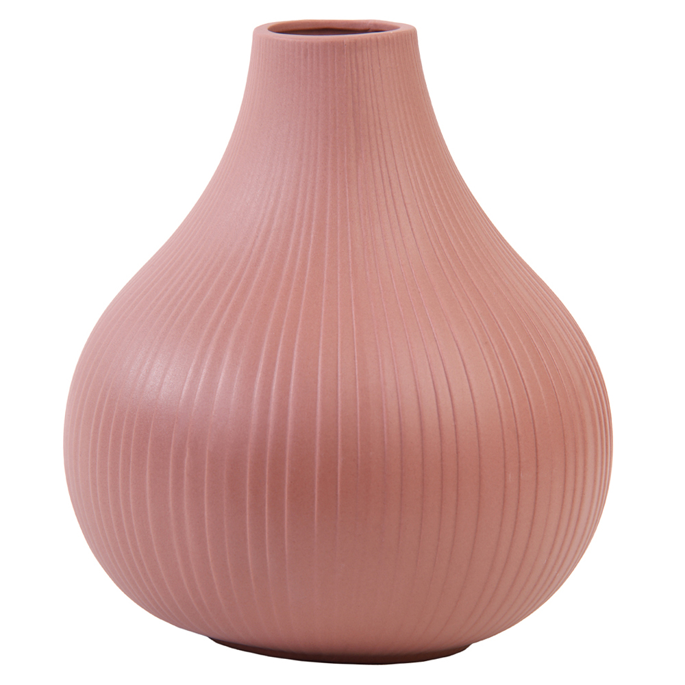 VASO DECOR PORCELANA (TERRACOTA) 24,5cm 21d