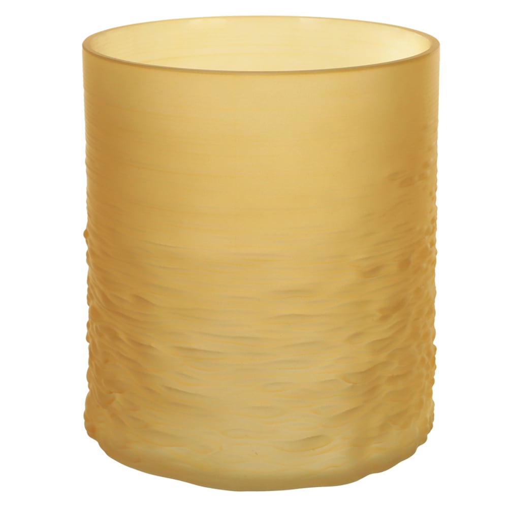 VASO DECOR VIDRO (AMBAR) 30cm 20,5d