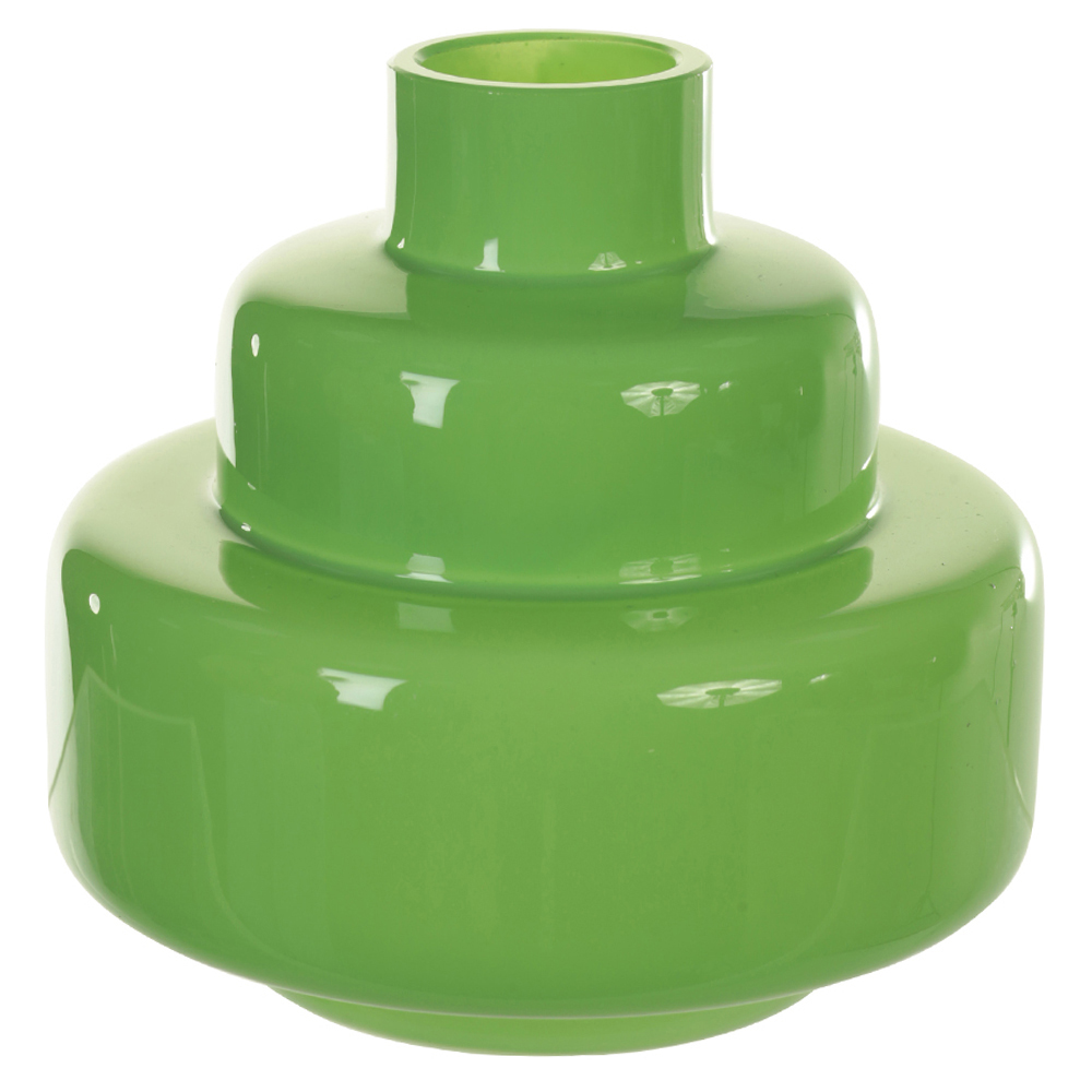 VASO DECOR VIDRO (VERDE) 9,3cm 10d