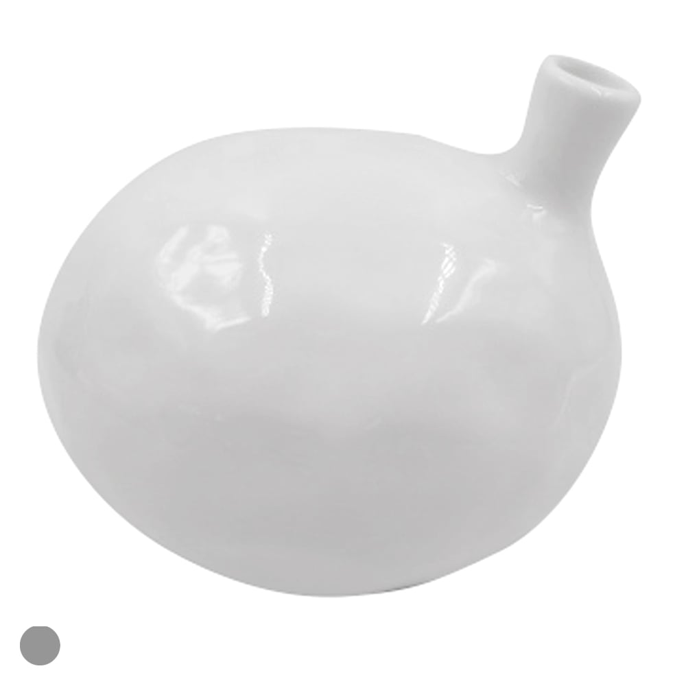 VASO DECOR PORCELANA (BRANCO) 10,7X12,8X11,5cm