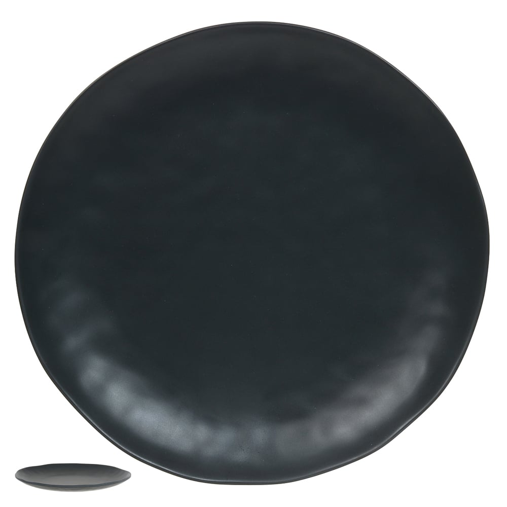 PRATO SOBREMESA MELAMINA 21d ORGANIC (PRETO)