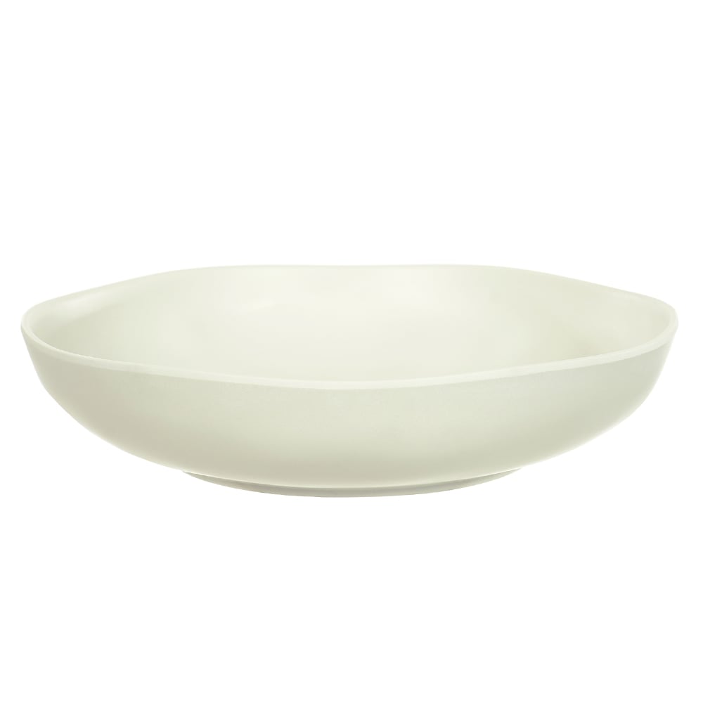 PRATO FUNDO MELAMINA 1000ml 22X22X5cm ORGANIC (OFF WHITE)