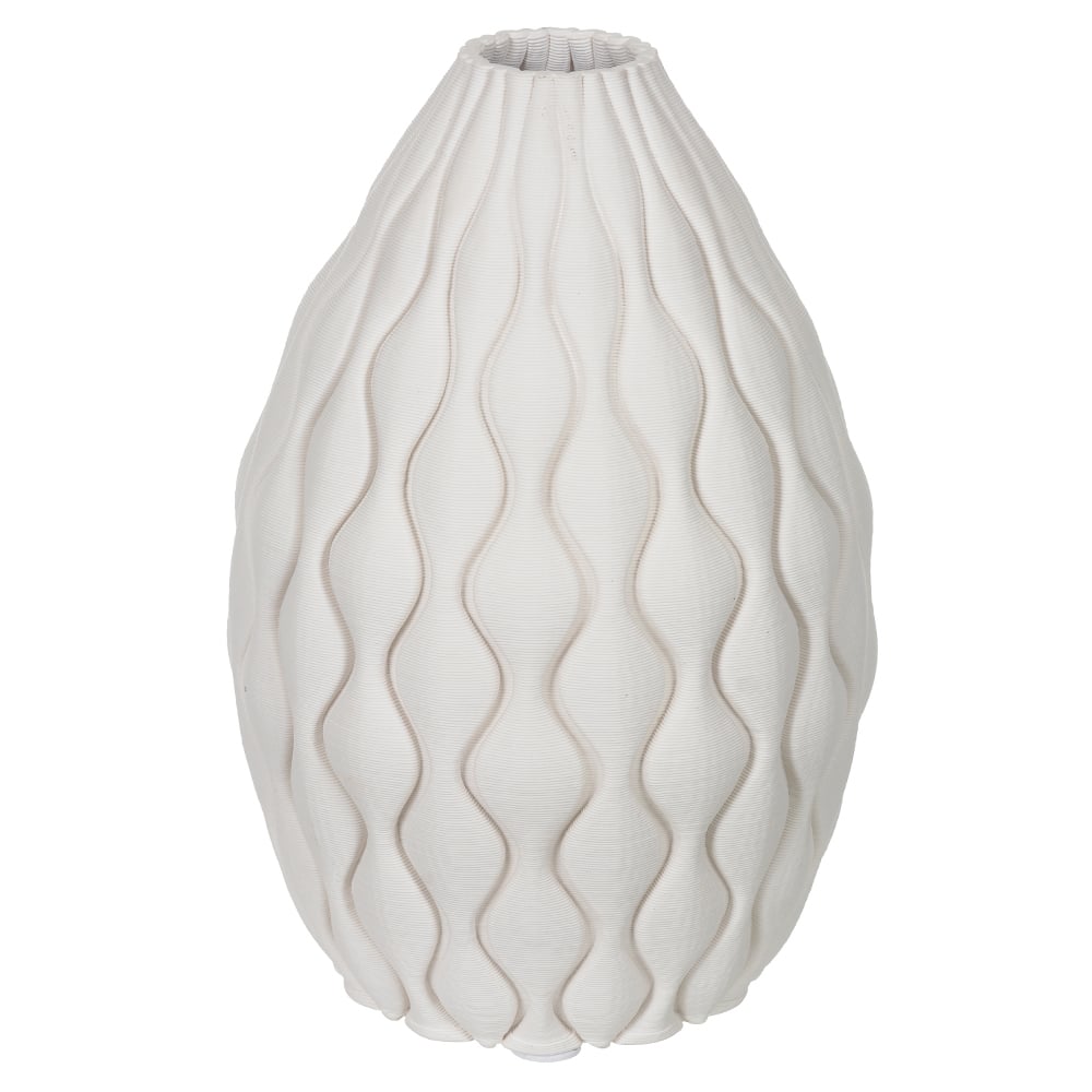 VASO DECOR CERAMICA (BRANCO) 28,5cm 16d