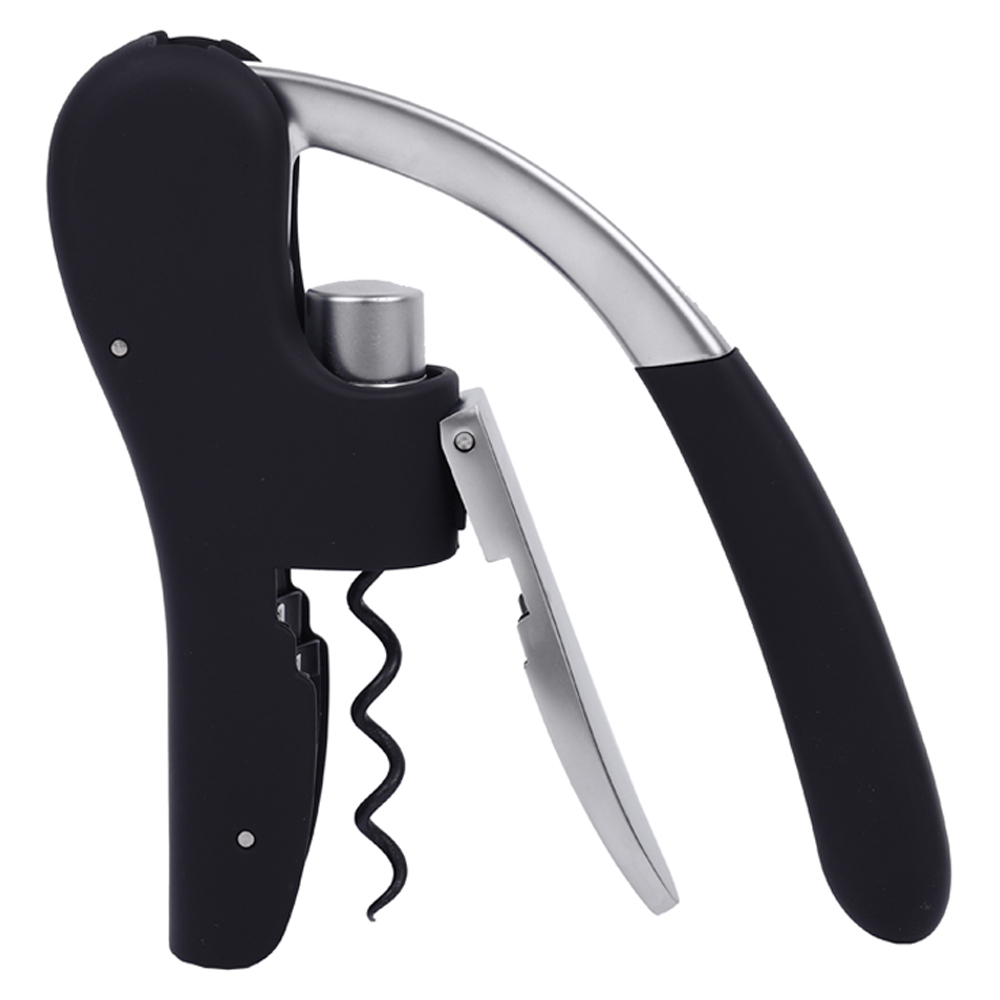 SACA-ROLHAS L. ZINCO 12,2X14,5X2,8cm C/ALAVANCA CLASSIC (PRETO)