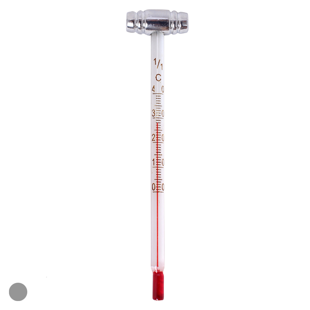 TERMOMETRO ANALOGICO 12,2X0,7X2,3cm P/VINHO CLASSIC (PRATA)