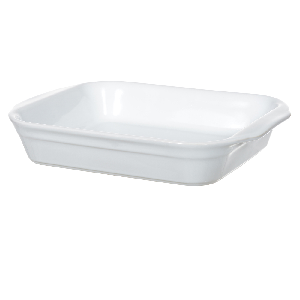 REFRATARIO C/ALCA CERAMICA 1900ml 5X21,5X30cm RT CRISTINA (BRANCO)