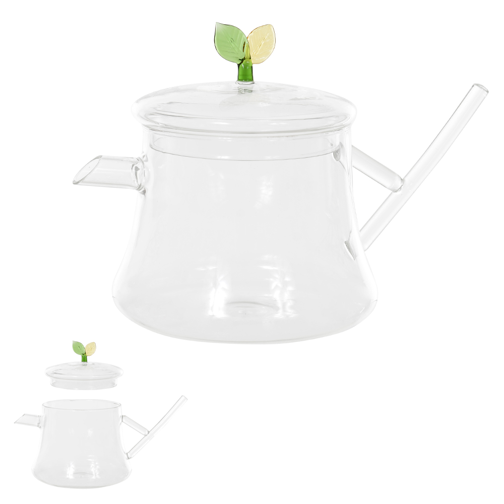 CHALEIRA BORO 950ml 23X14X16cm FLORA (TRANSPARENTE)