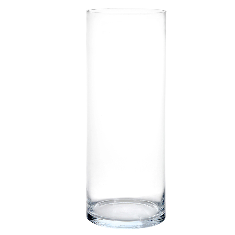 VASO VIDRO CILINDRO (TRANSPARENTE) 30cm