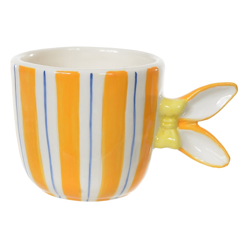 VASO DECORATIVO (AMARELO AZUL) 11cm