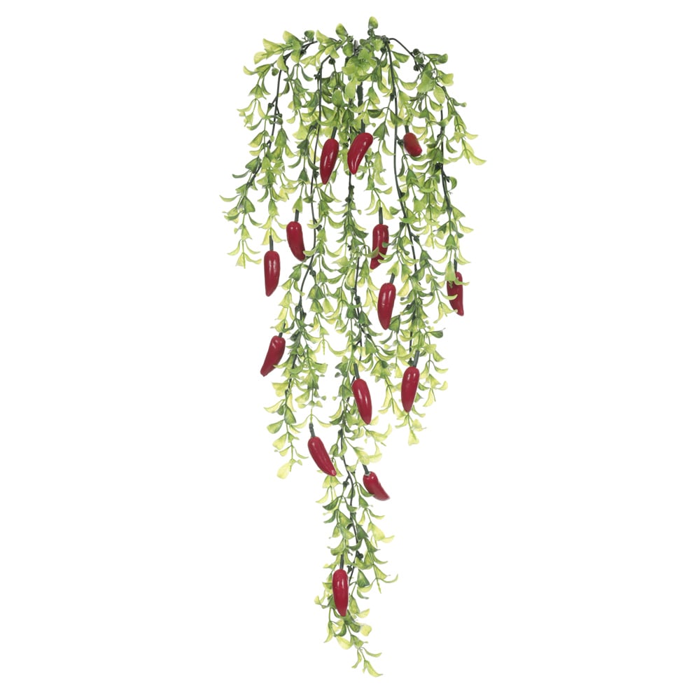 F.PIMENTA PENDURAR PLASTICO X14 (VERMELHO) 75cm