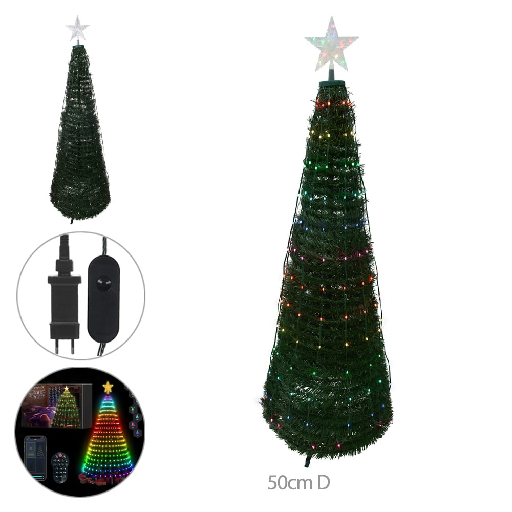 ARVORE SMART 158 LED RGB APP CONTROL (COLORIDO) 1,5m 50D