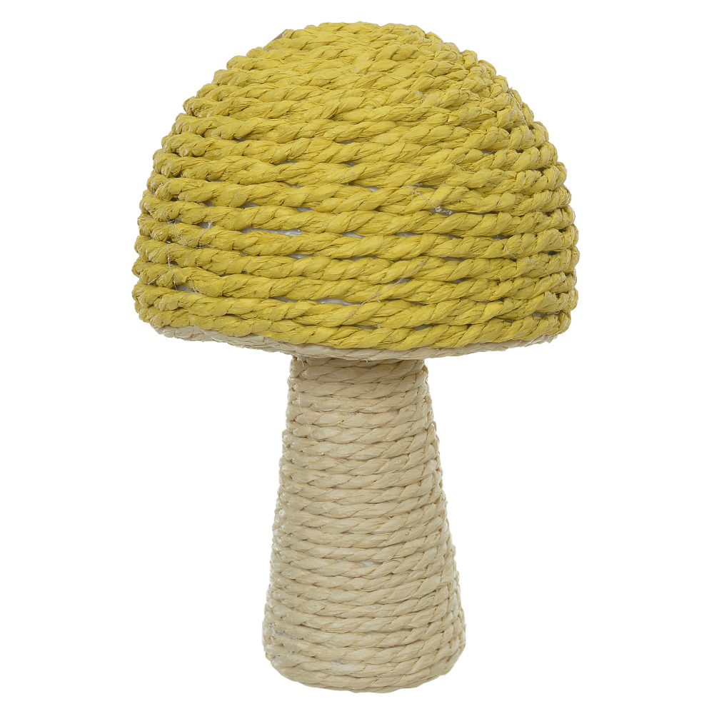 OBJETO DECORATIVO (AMARELO BEGE) 15cm