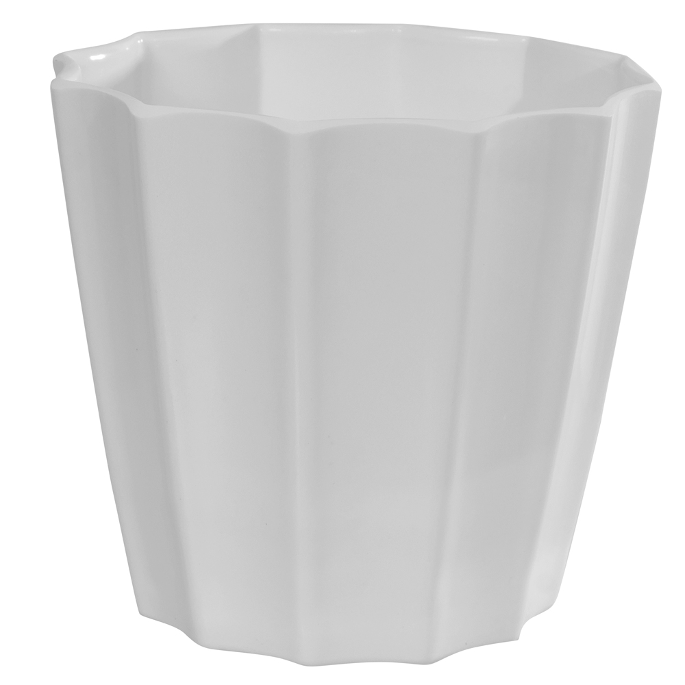 VASO MELAMINA (BRANCO) 12cm