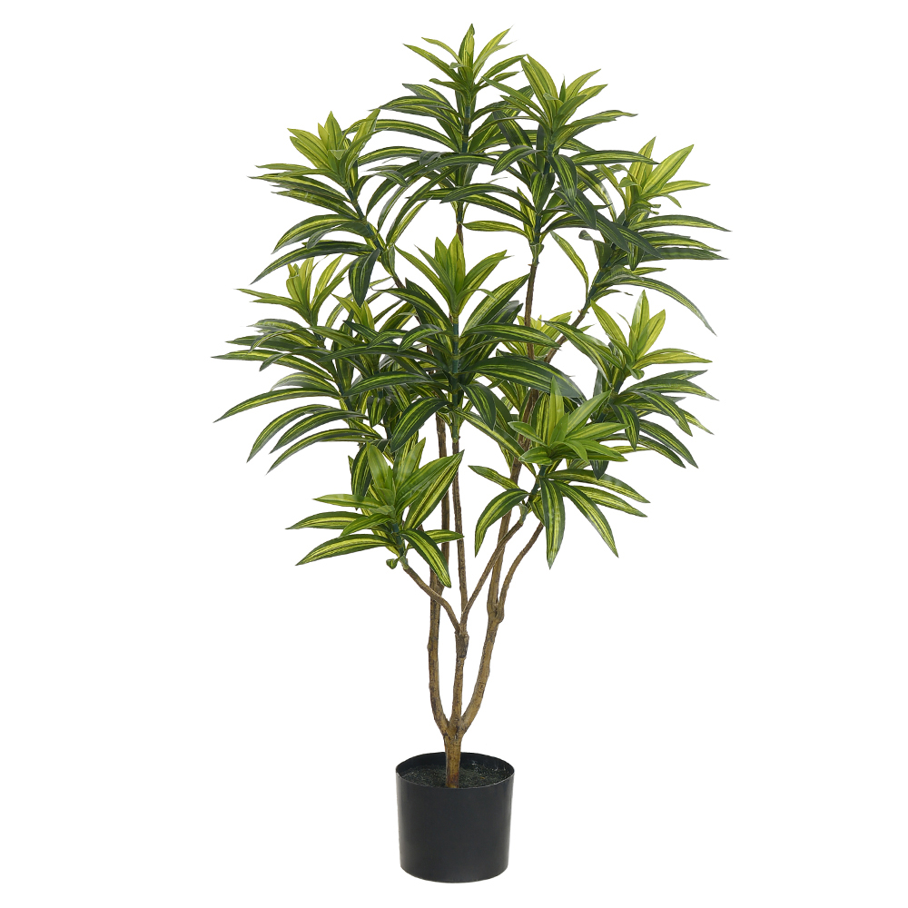 A.DRACENA REFLEXA PU REAL TOQUE C/POTE X286 (VERDE) 1,05m