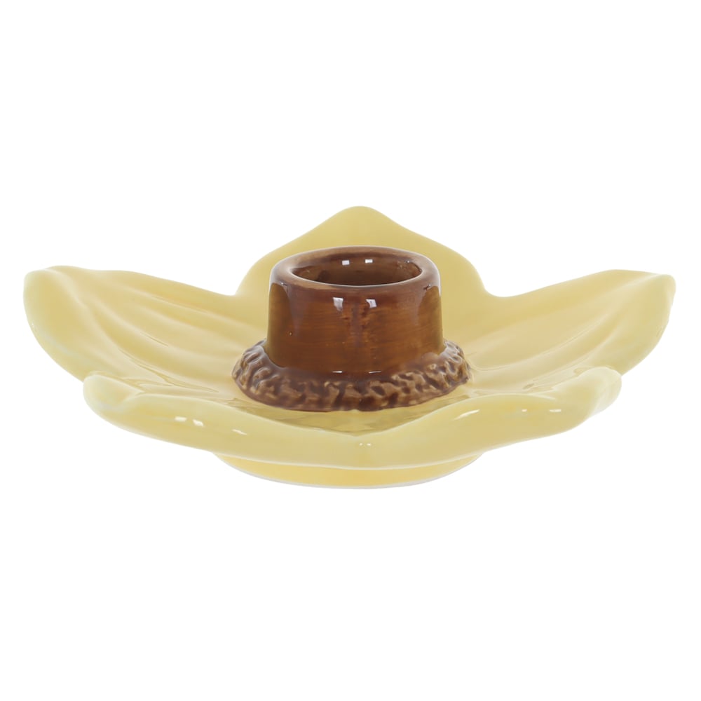 CASTICAL DECORATIVO FLOR (AMARELO) 12D
