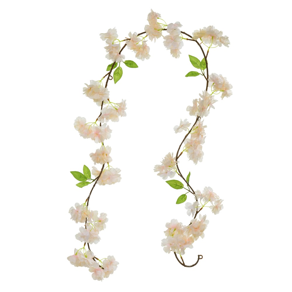 C.GUIRLANDA FLOR CEREJEIRA X115 (PESSEGO) 1,8m