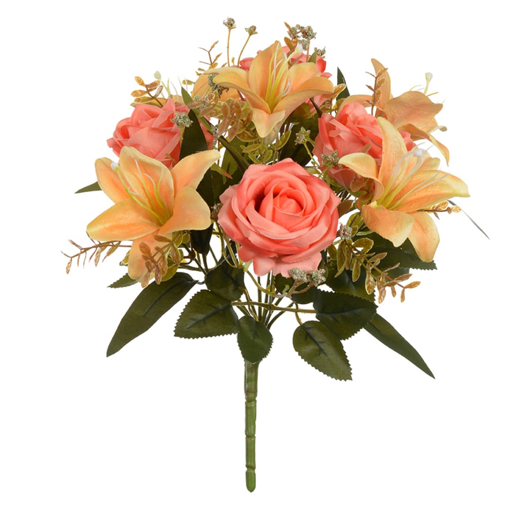 B.ROSA LIRIO X9 (LARANJA) 30cm