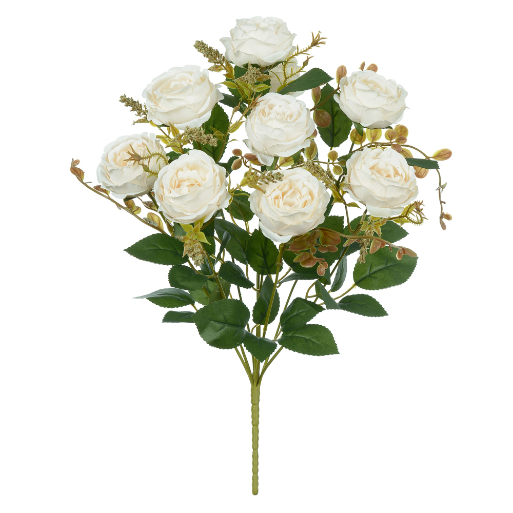 B.ROSA CABBAGE X9 (CREME) 39cm
