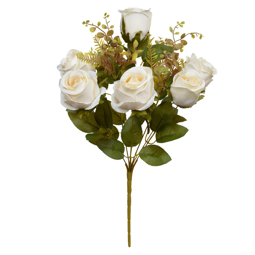 B.ROSA BOTAO X10 (CREME OUTONO) 50cm