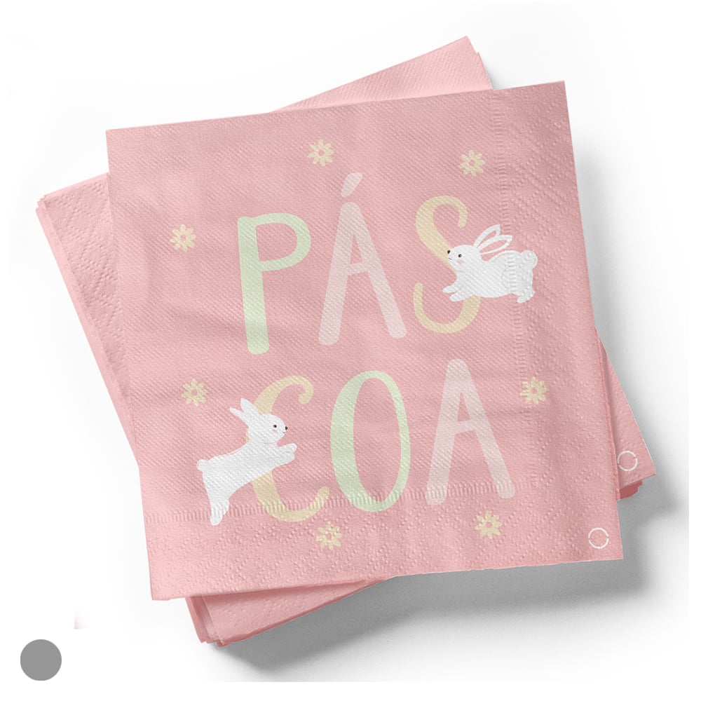 GUARDANAPO CANDY POP C/20 PCS (ROSA) 33X33cm