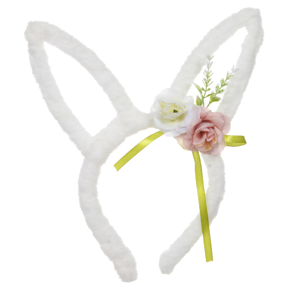 TIARA ORELHINHA (BRANCO) 25cm