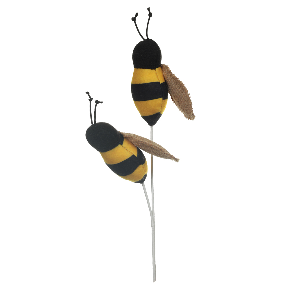 ENFEITE PICK ABELHA (COLORIDO) 30cm