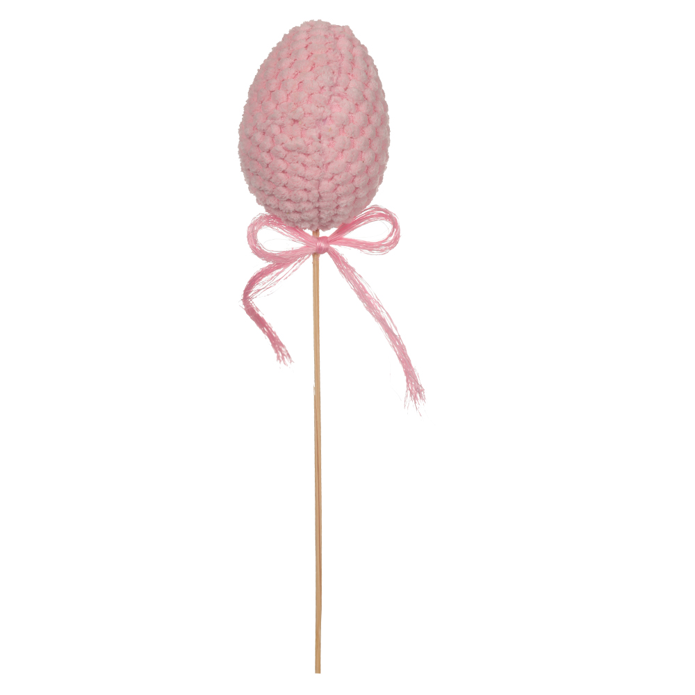 PASCOA PICK OVO (ROSA) 33X6cm