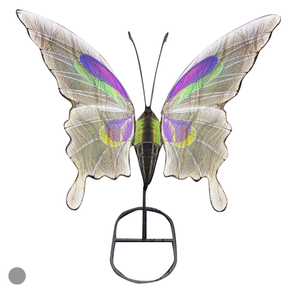 LUZ DECOR BORBOLETA BIVOLT C/MOVIMENTO E BASE (BRANCO) 1,3X1,18m