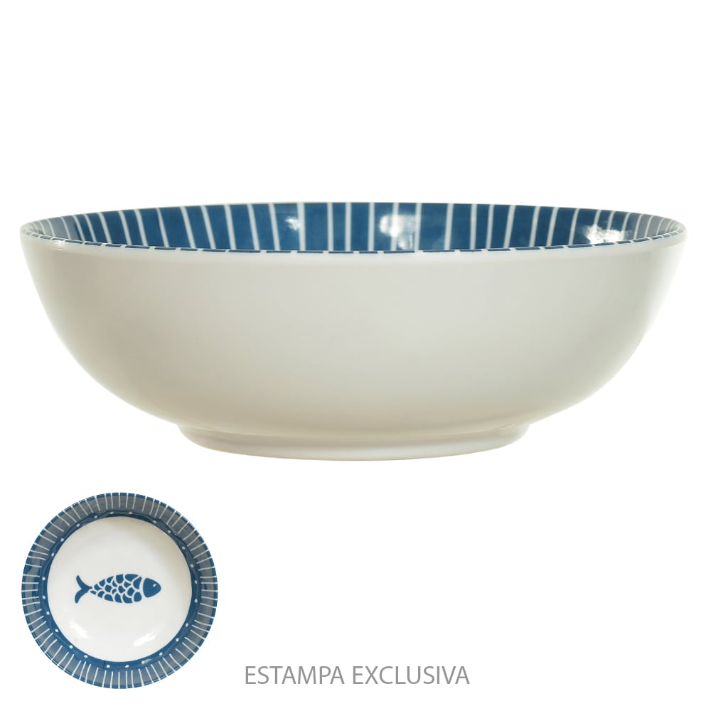 BOWL MELAMINA 650ml 5,7X17,8cm PACIFIC (AZUL)