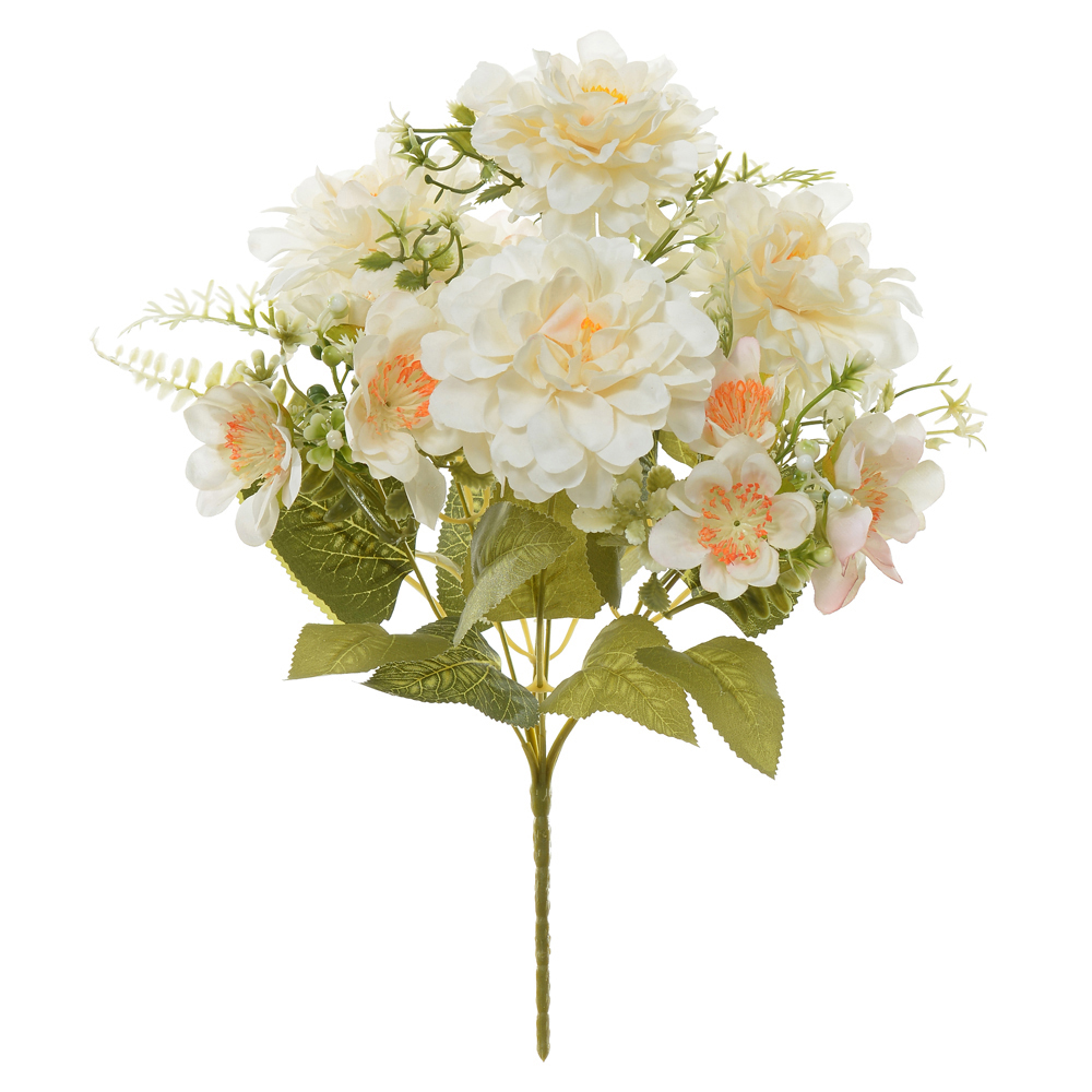 B.CRISANTEMO X7 (CREME) 42cm