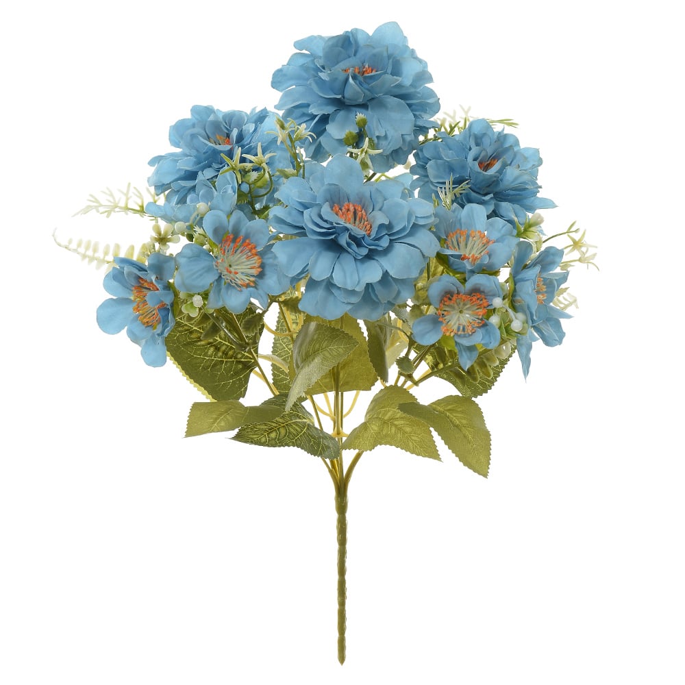 B.CRISANTEMO X7 (AZUL) 42cm