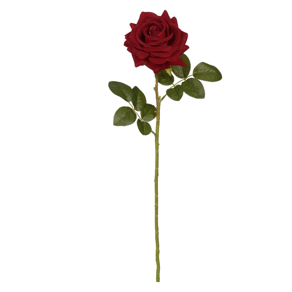 H.ROSA AVELUDADO (VERMELHO) 60cm