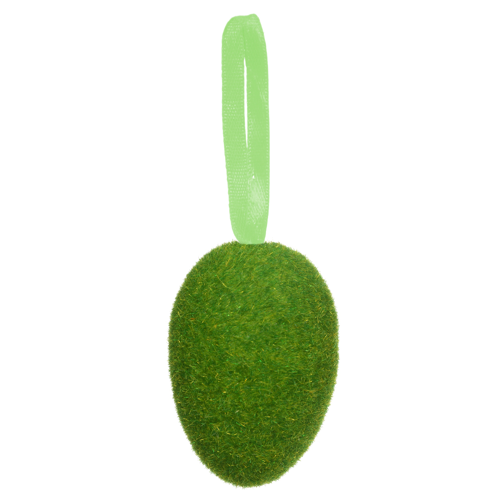PASCOA ENFEITE OVO (VERDE) 20X15cm