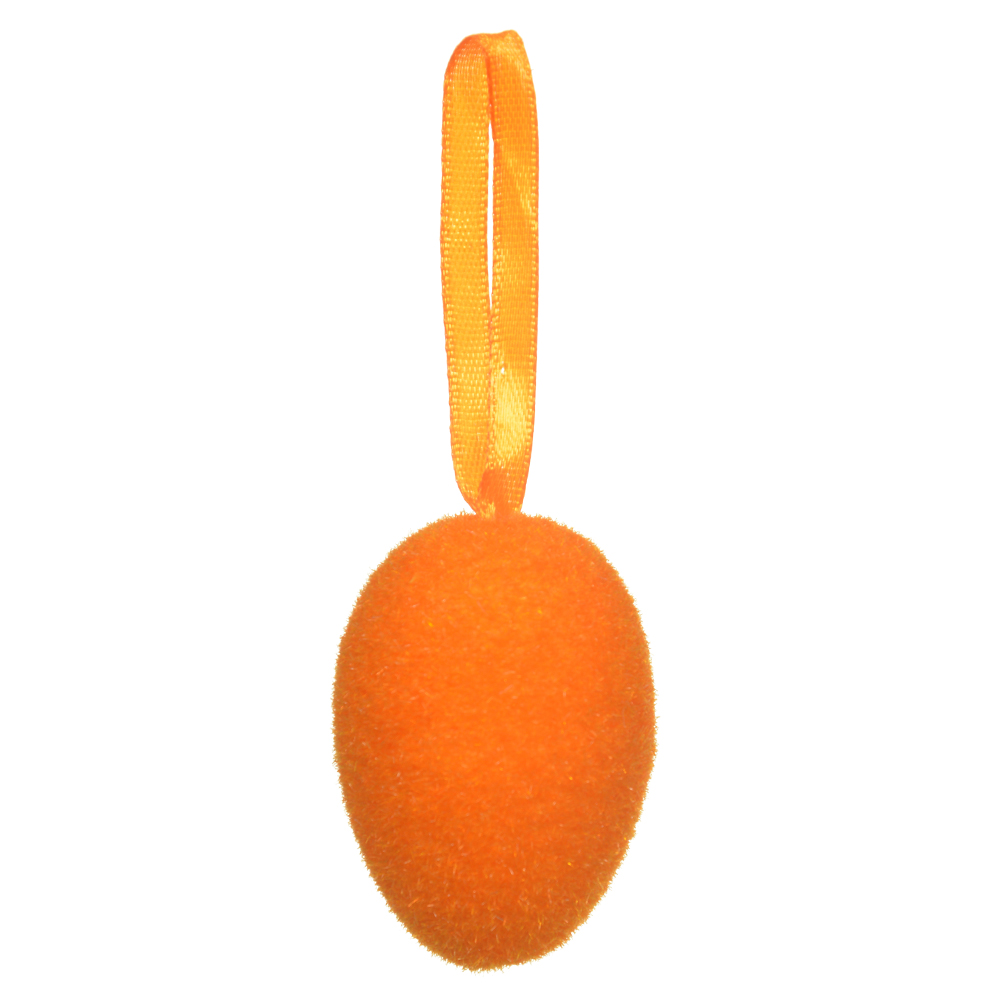 PASCOA ENFEITE OVO (LARANJA) 20X15cm