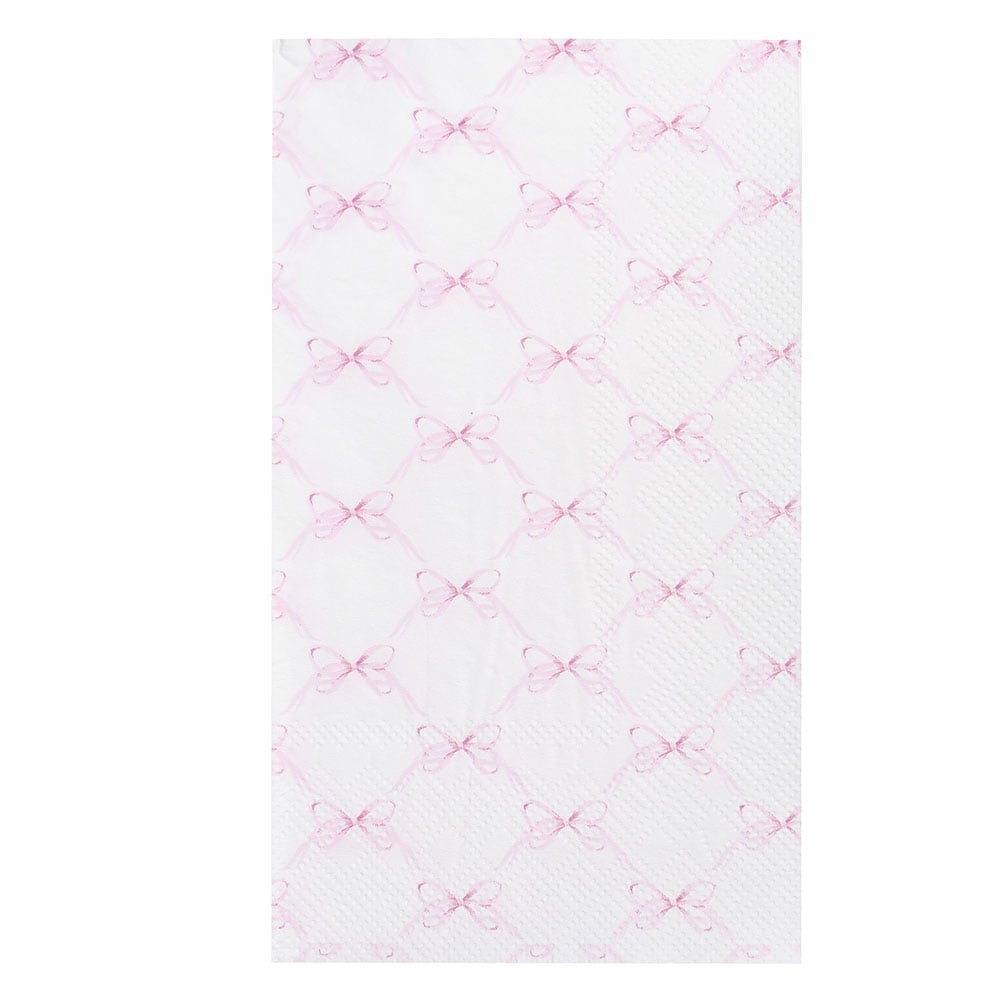 GUARDANAPO LACINHOS C/20 PCS (ROSA) 33X40cm