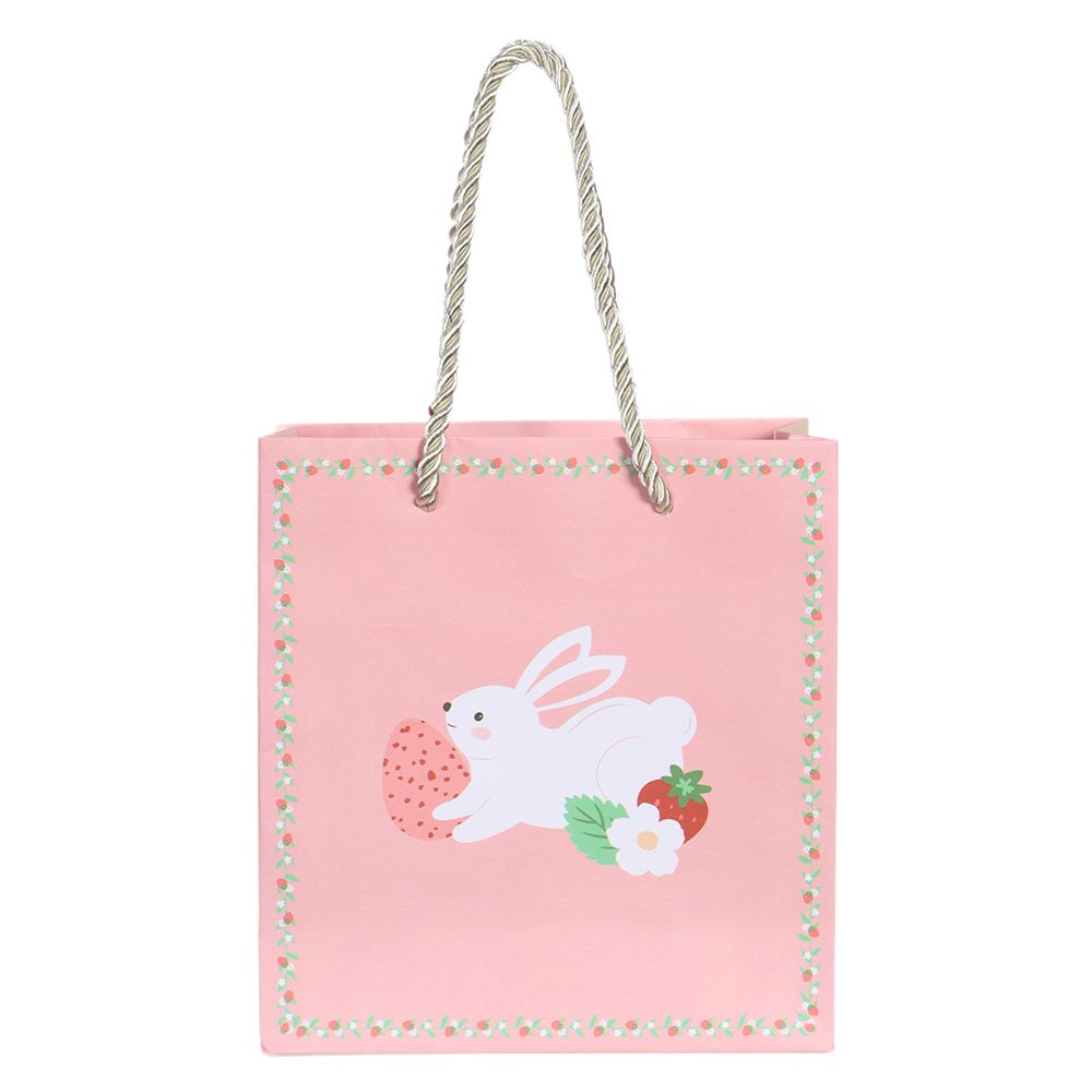 SACOLA P PAPEL MORANGO POP (ROSA) 15,5X7X14,3cm