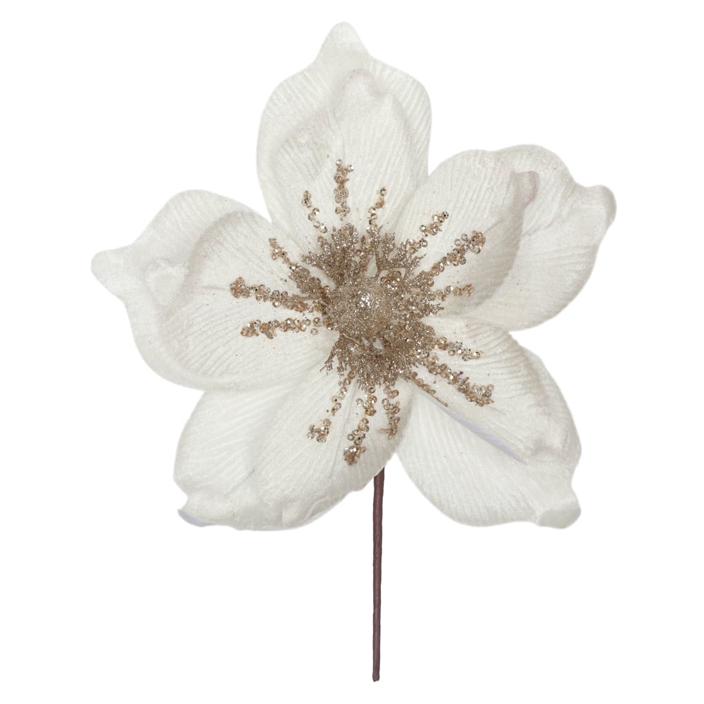 H.MAGNOLIA NATAL AVELUDADO (OFF WHITE) 22cm 24d 10P