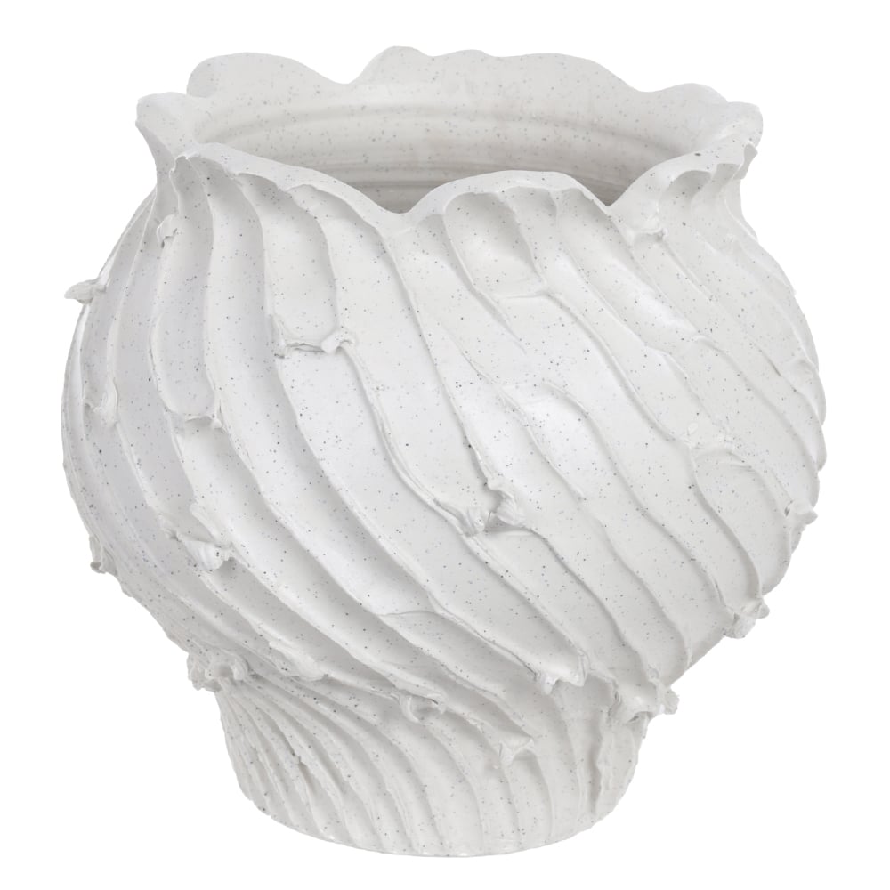 VASO DECOR CERAMICA (BRANCO) 26X29X29cm