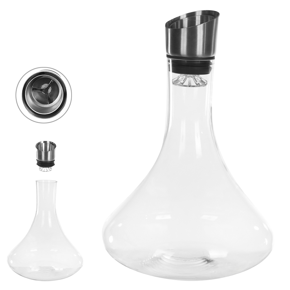DECANTER 2100ml 28,5X20cm C/DOSADOR CLASSIC (TRANSPARENTE)