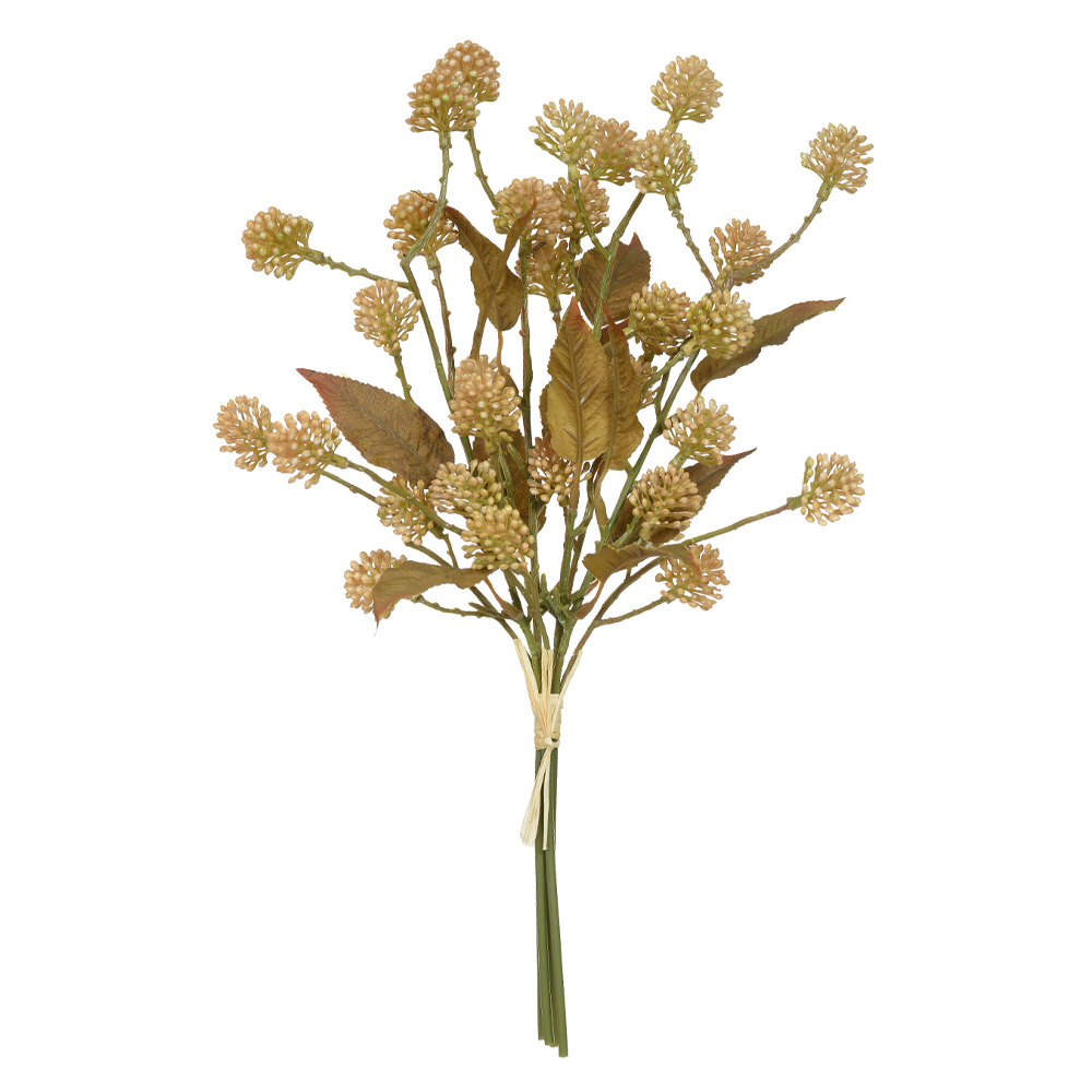 B.MAMONA RAMALHETE C/FITA X4 (CREME OUTONO) 40cm