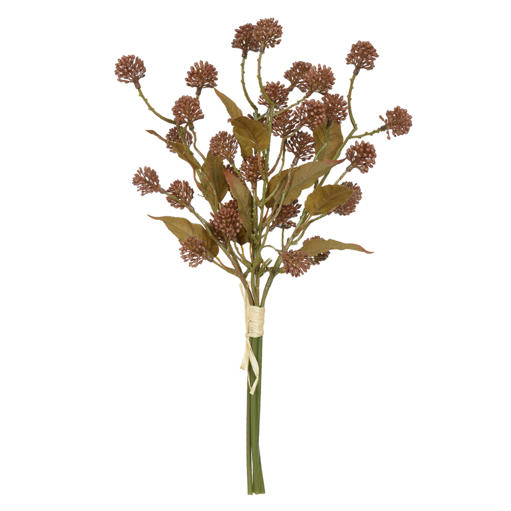 B.MAMONA RAMALHETE C/FITA X4 (OCRE OUTONO) 40cm