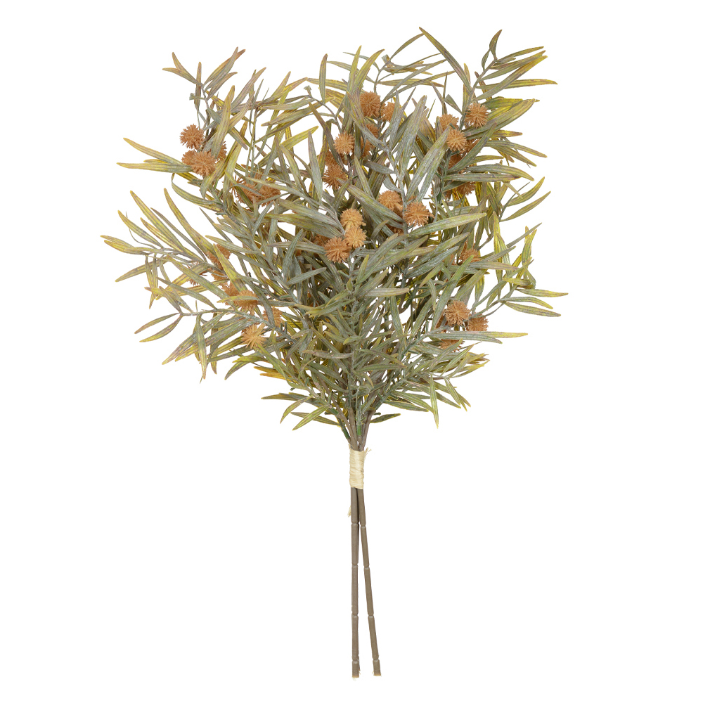 B.MAMONA RAMALHETE C/FITA X3 (LARANJA OUTONO) 58cm