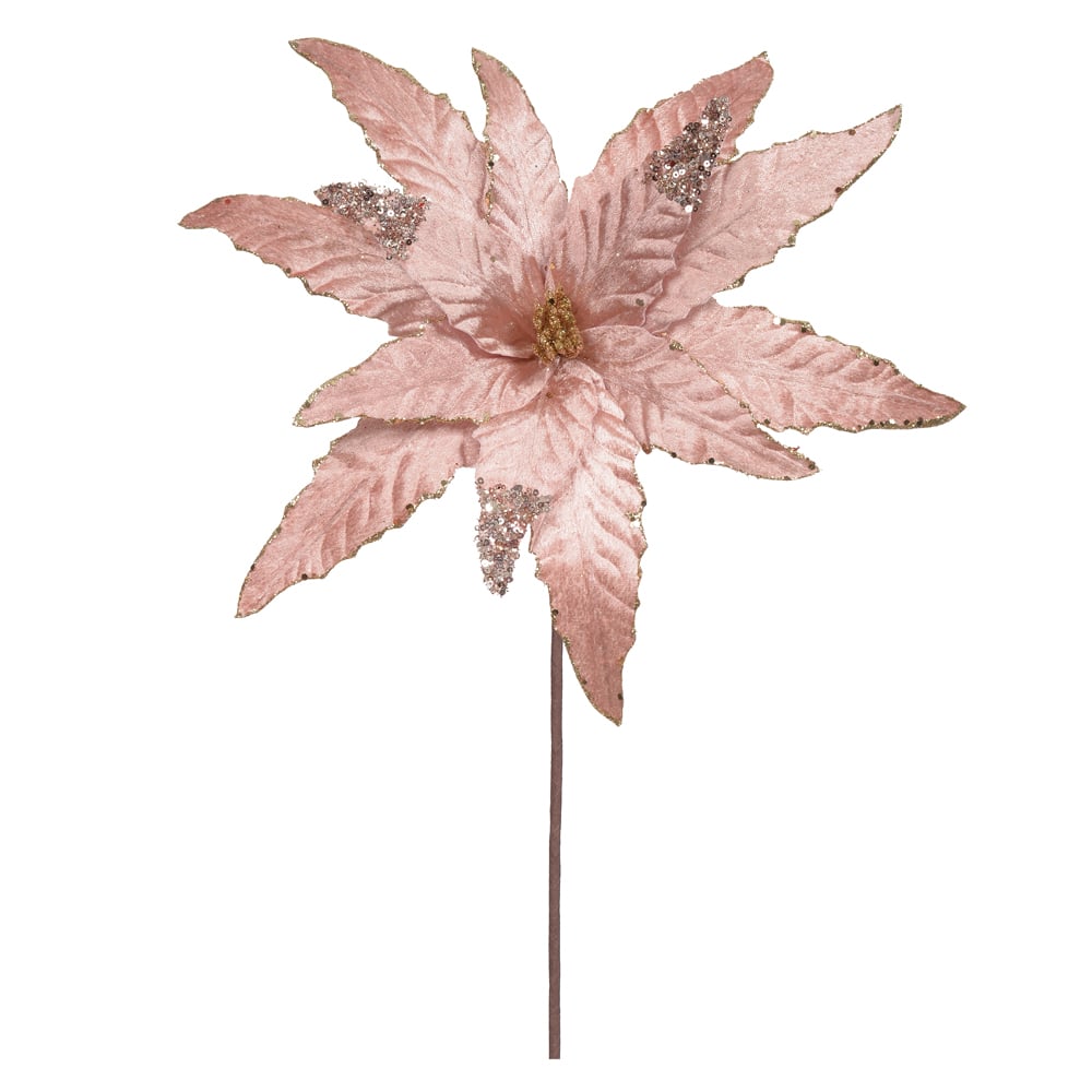 H.BICO PAPAGAIO AVELUDADO C/GLITTER (ROSE) 30cm