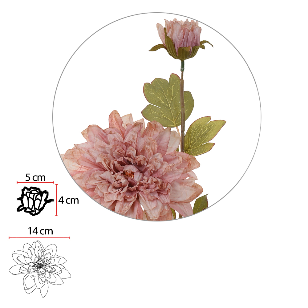 H.DALIA X2 (ROSA OUTONO) 60cm