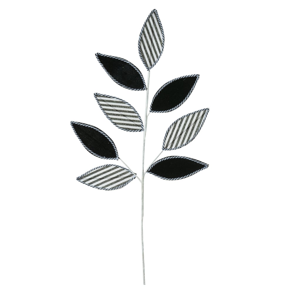 H.NATAL FOLHA (PRETO) 63cm