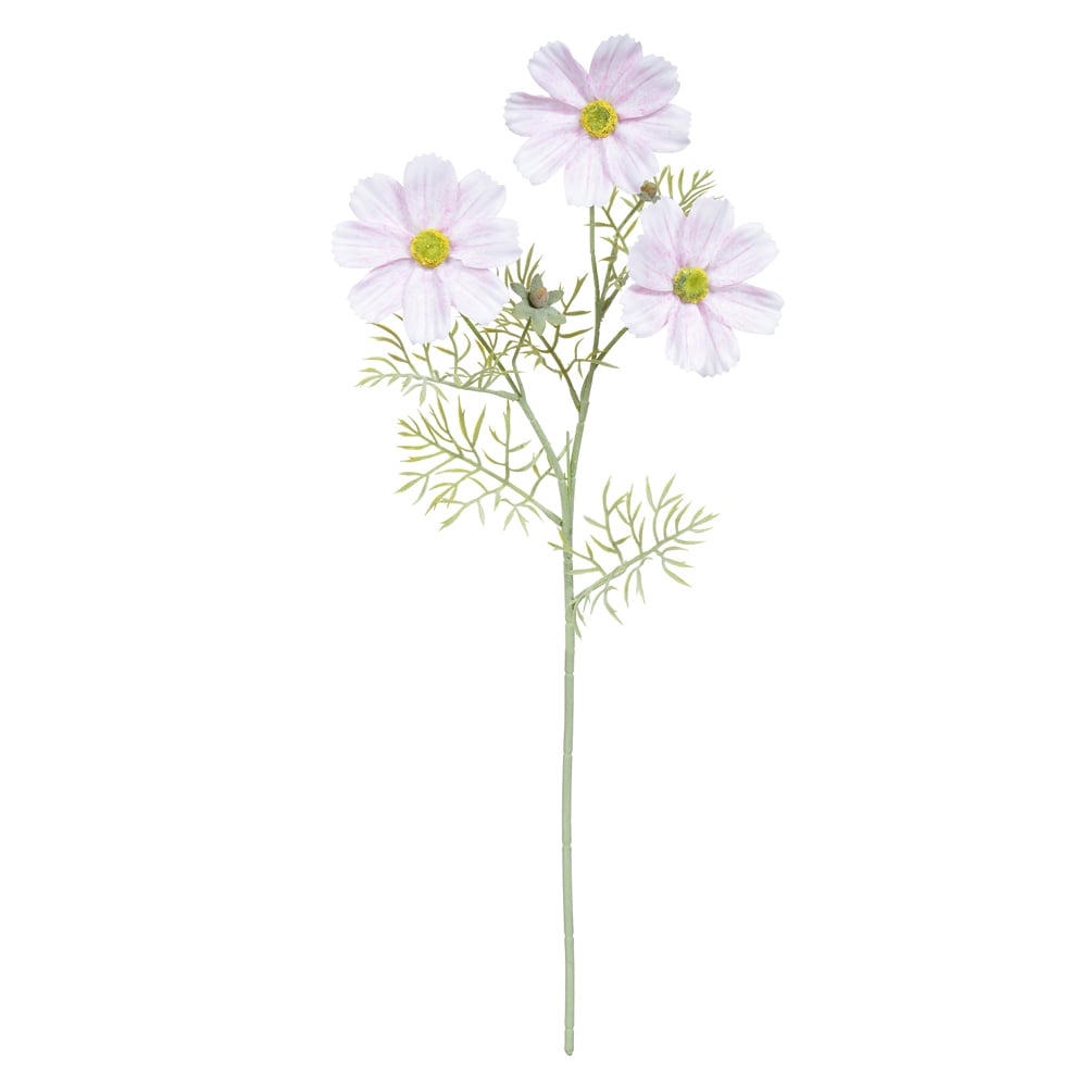 H.COSMOS REAL TOQUE C/FLOCKED X3 (ROSA CLARO) 65cm